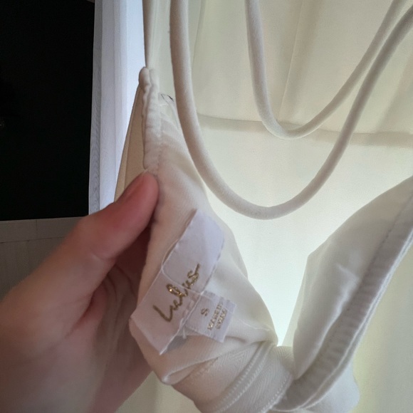 Lulu’s All This Allure White Strappy Backless Mermaid Dress - Picture 5 of 5